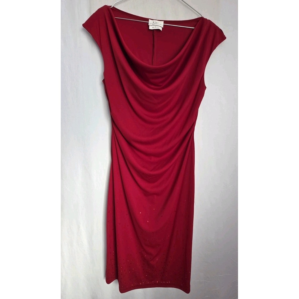 NWOT IZ Byer California Women's Red Dress  Special Occasion Cocktail Wedding